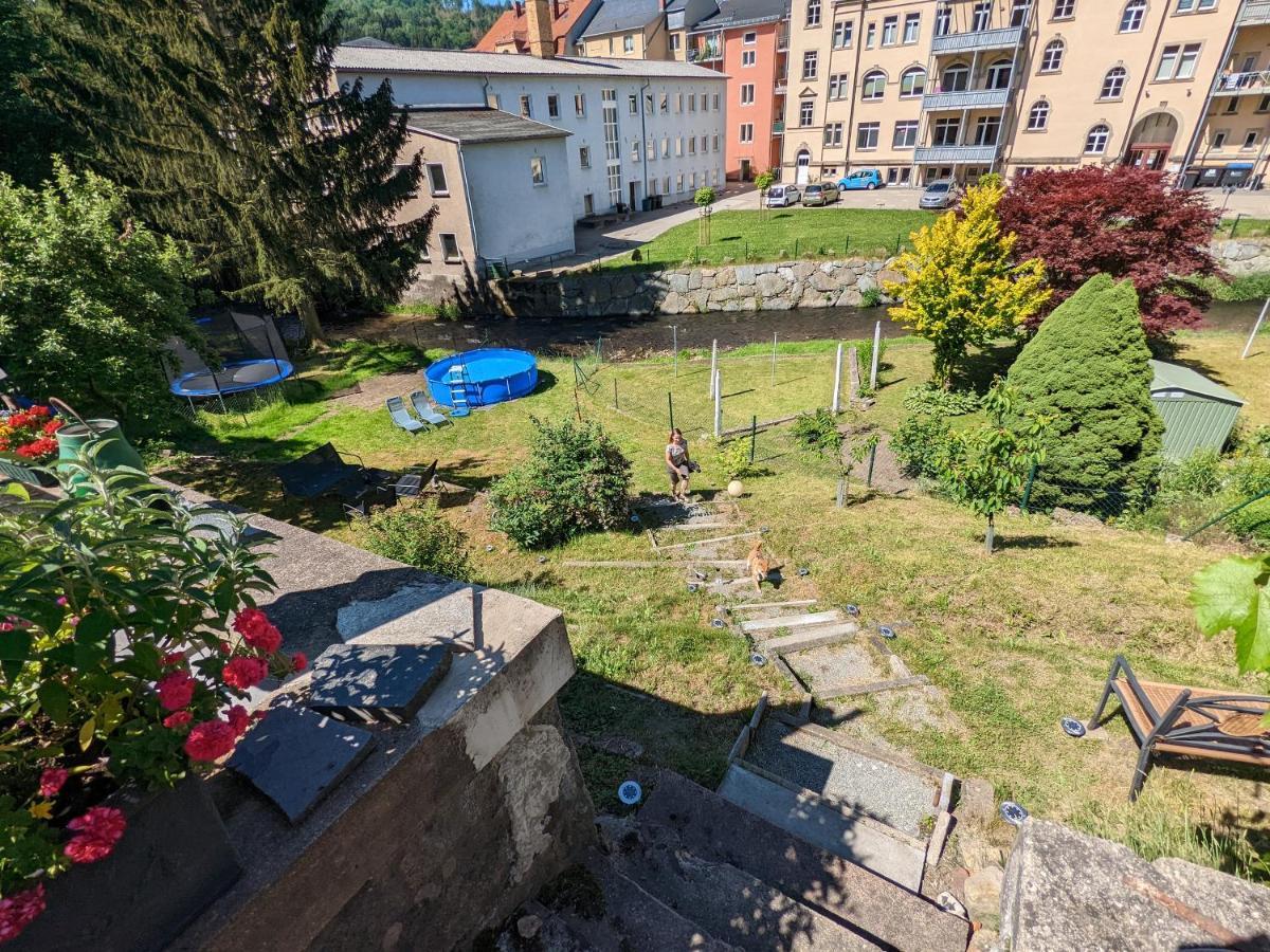 赛博尼茨Urlaubstraum Mit Pool, Terrasse & Fluss Im Garten - Ut公寓 外观 照片